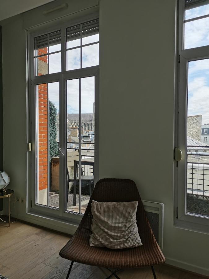 Suite De L'Etape - Vue Cathedrale Reims Eksteriør billede